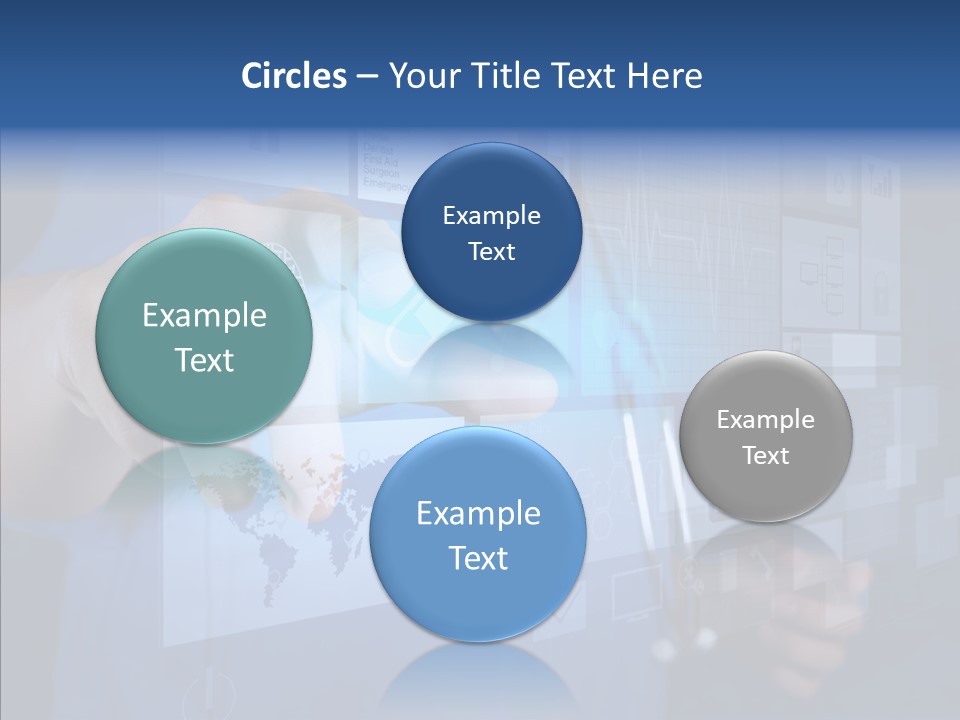 Caucasian Medical Test PowerPoint Template