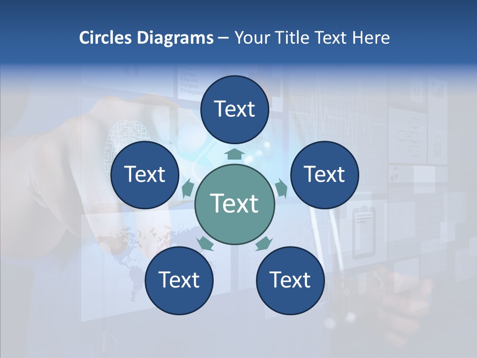 Caucasian Medical Test PowerPoint Template