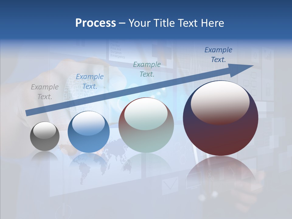 Caucasian Medical Test PowerPoint Template