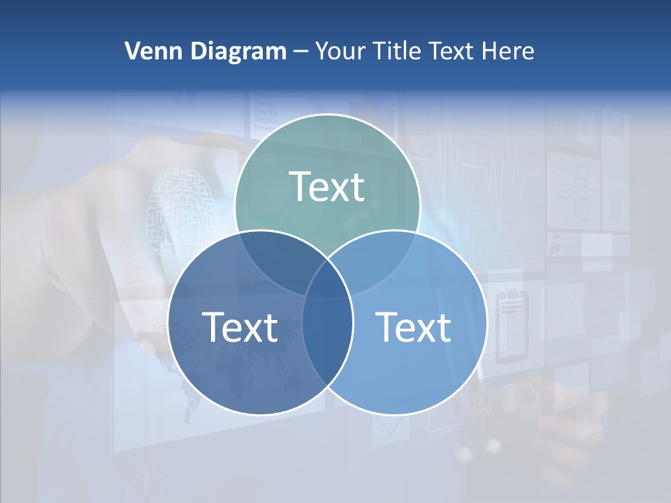 Caucasian Medical Test PowerPoint Template