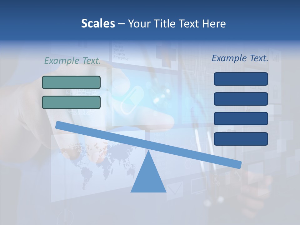 Caucasian Medical Test PowerPoint Template
