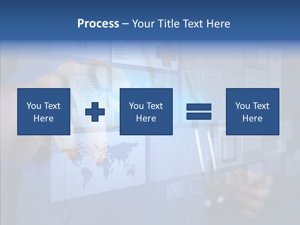 Caucasian Medical Test PowerPoint Template