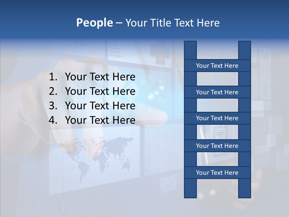 Caucasian Medical Test PowerPoint Template