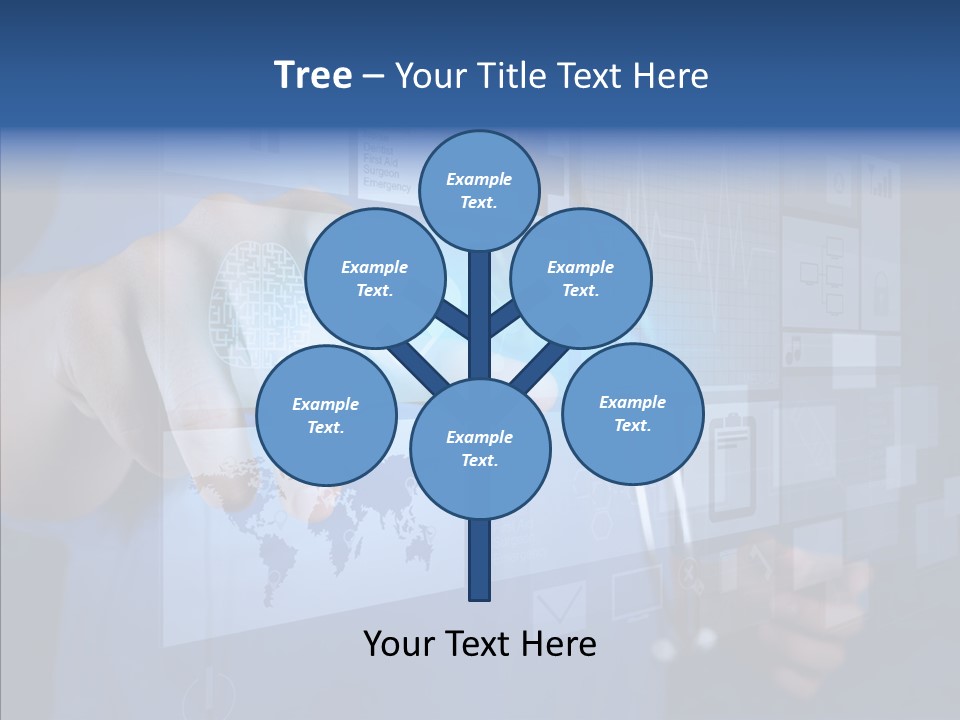 Caucasian Medical Test PowerPoint Template