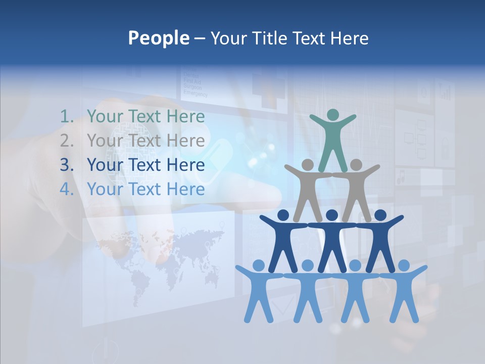 Caucasian Medical Test PowerPoint Template