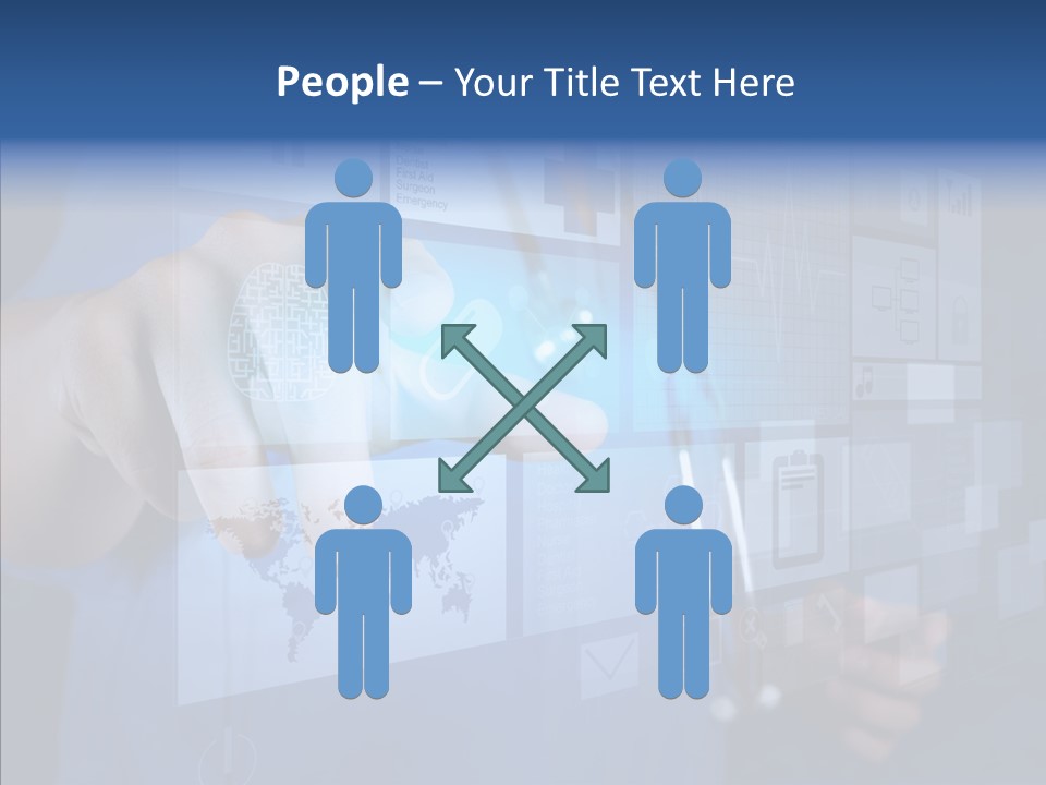 Caucasian Medical Test PowerPoint Template