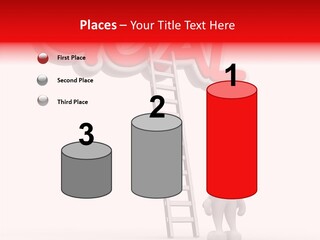 High Conceptual Stairway PowerPoint Template