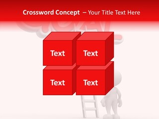 High Conceptual Stairway PowerPoint Template