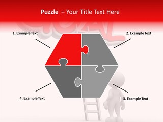 High Conceptual Stairway PowerPoint Template