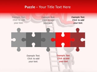 High Conceptual Stairway PowerPoint Template