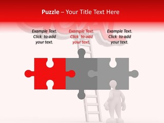 High Conceptual Stairway PowerPoint Template