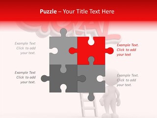 High Conceptual Stairway PowerPoint Template