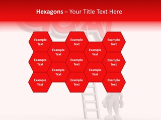 High Conceptual Stairway PowerPoint Template