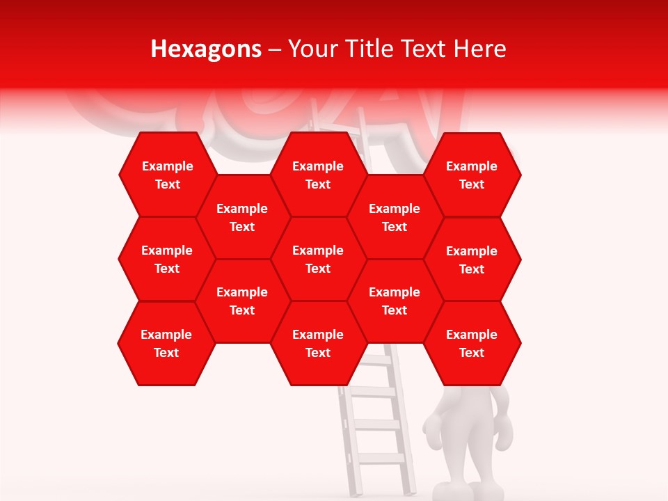 High Conceptual Stairway PowerPoint Template