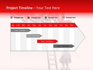 High Conceptual Stairway PowerPoint Template