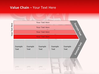 High Conceptual Stairway PowerPoint Template