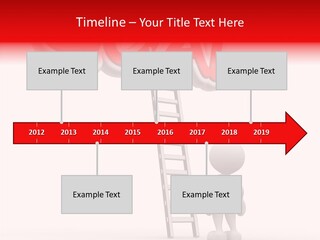 High Conceptual Stairway PowerPoint Template