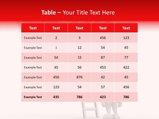 High Conceptual Stairway PowerPoint Template