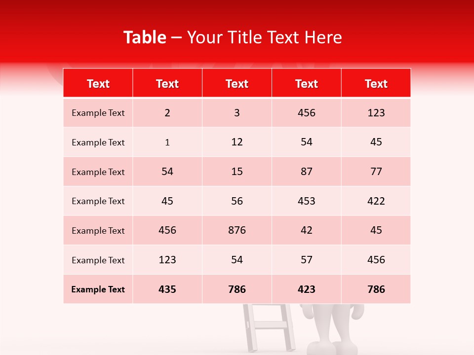 High Conceptual Stairway PowerPoint Template