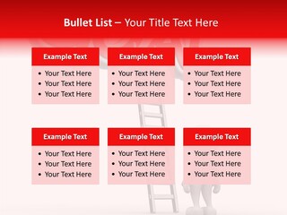 High Conceptual Stairway PowerPoint Template