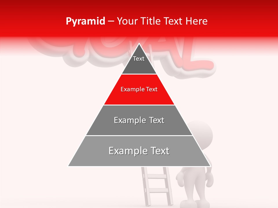 High Conceptual Stairway PowerPoint Template