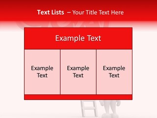 High Conceptual Stairway PowerPoint Template