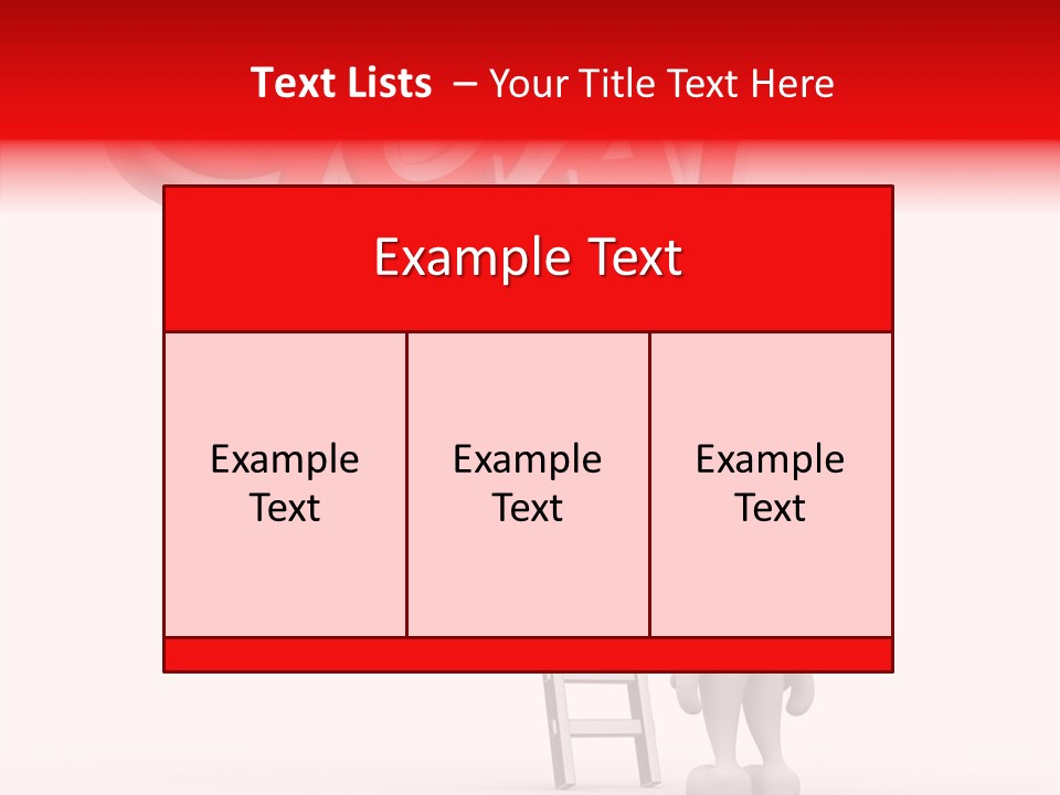 High Conceptual Stairway PowerPoint Template