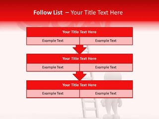 High Conceptual Stairway PowerPoint Template