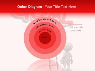 High Conceptual Stairway PowerPoint Template