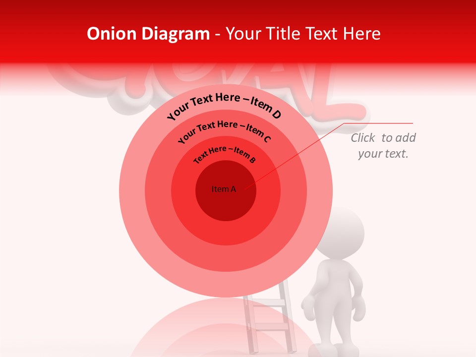 High Conceptual Stairway PowerPoint Template