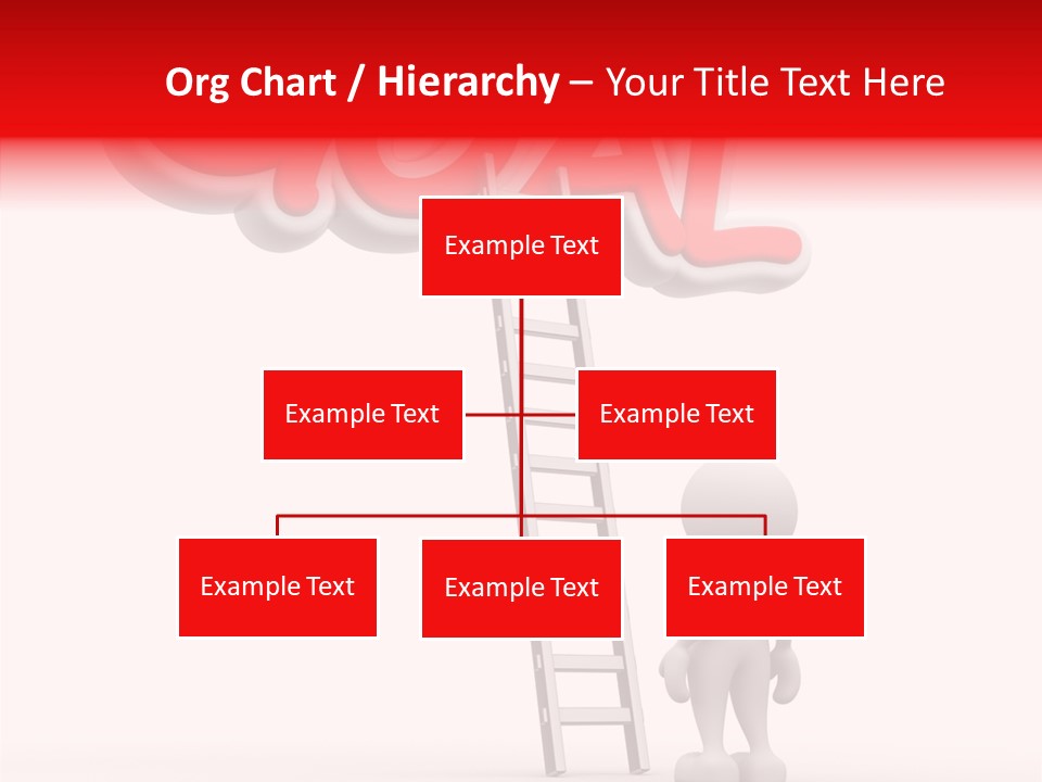 High Conceptual Stairway PowerPoint Template
