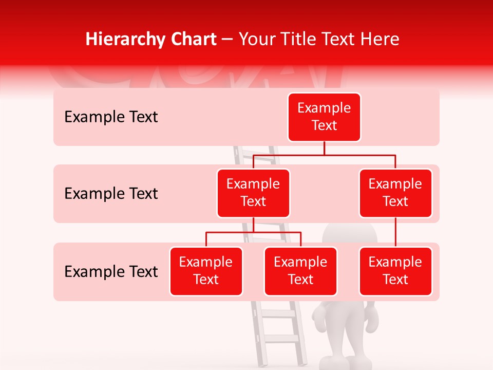High Conceptual Stairway PowerPoint Template