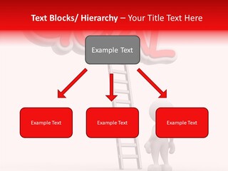 High Conceptual Stairway PowerPoint Template