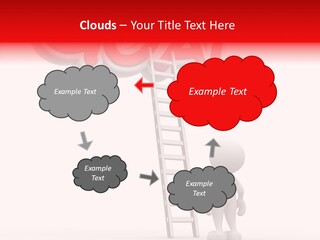 High Conceptual Stairway PowerPoint Template