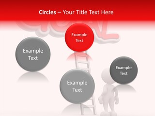 High Conceptual Stairway PowerPoint Template