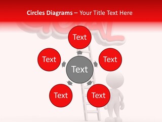 High Conceptual Stairway PowerPoint Template