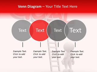 High Conceptual Stairway PowerPoint Template