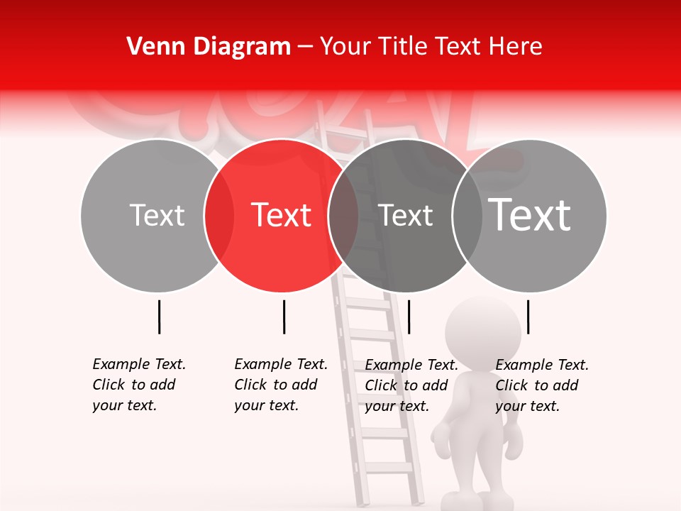 High Conceptual Stairway PowerPoint Template