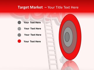 High Conceptual Stairway PowerPoint Template