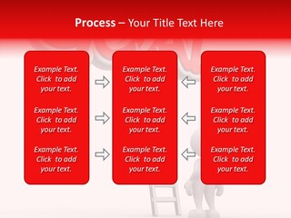 High Conceptual Stairway PowerPoint Template