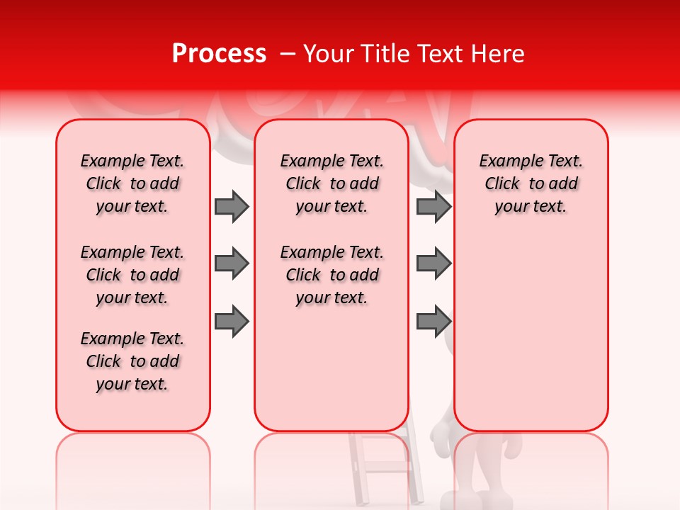 High Conceptual Stairway PowerPoint Template