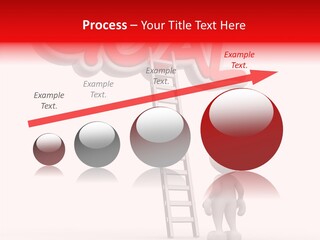 High Conceptual Stairway PowerPoint Template