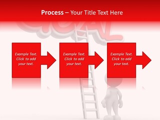 High Conceptual Stairway PowerPoint Template