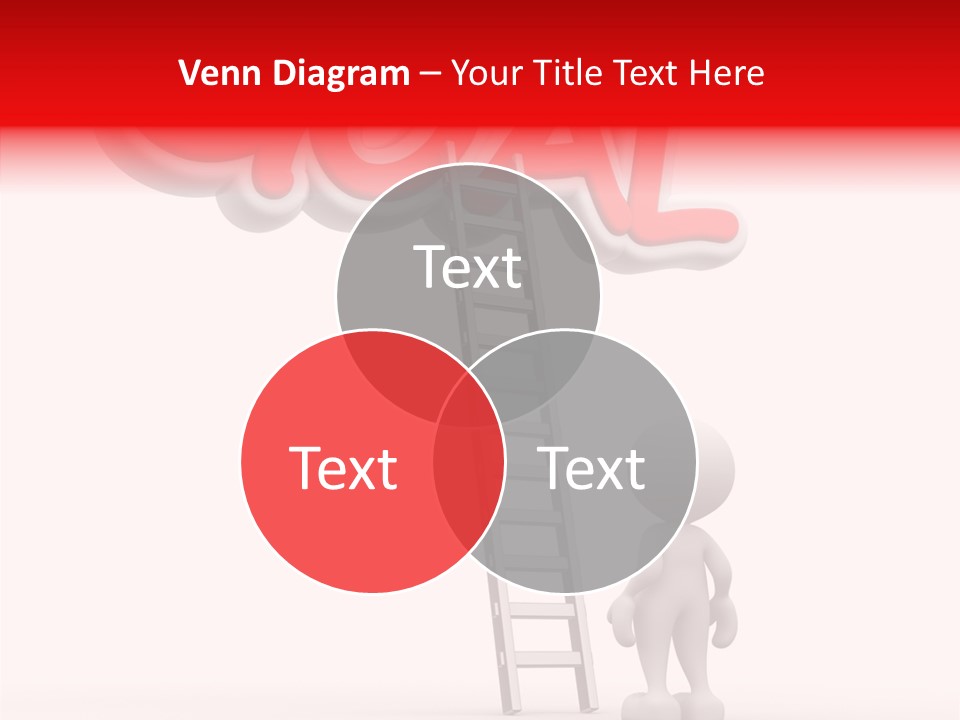 High Conceptual Stairway PowerPoint Template
