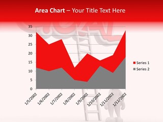 High Conceptual Stairway PowerPoint Template