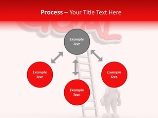 High Conceptual Stairway PowerPoint Template