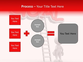 High Conceptual Stairway PowerPoint Template