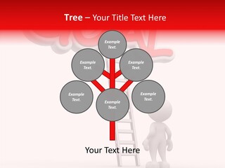 High Conceptual Stairway PowerPoint Template