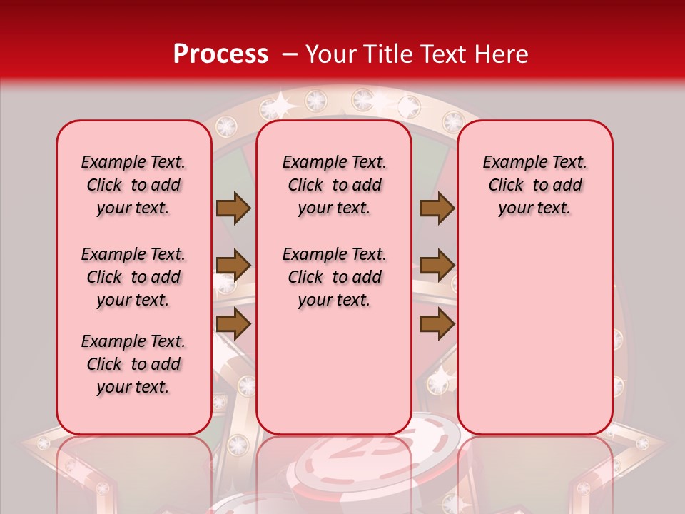 Gambling Star Luck PowerPoint Template