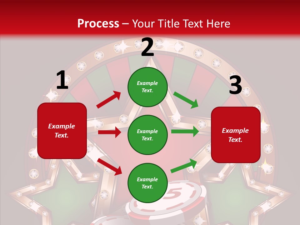 Gambling Star Luck PowerPoint Template